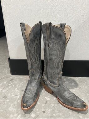 Freebird distressed grey Cowboy Boots